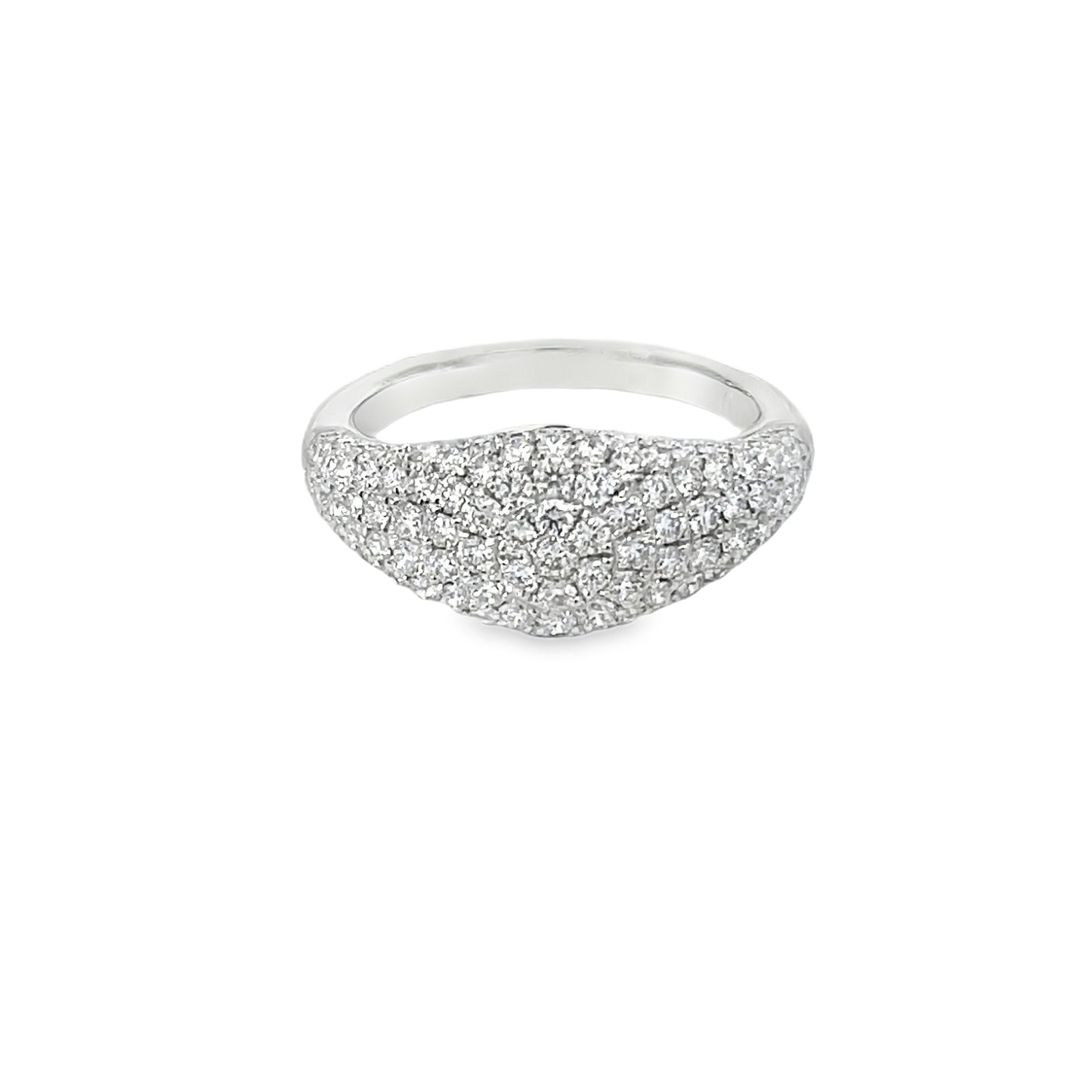 18KW DIAMOND PARAMOUNT SIGNET RING
