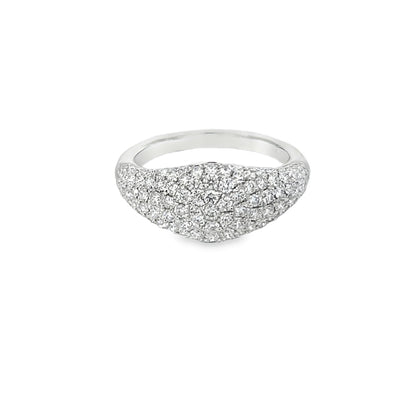 18KW DIAMOND PARAMOUNT SIGNET RING