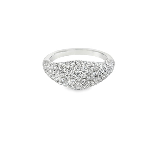 18KW DIAMOND PARAMOUNT SIGNET RING
