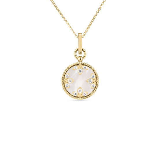 18KY VENETIAN MEDALLIONS MEDIUM PENDANT NECKLACE
