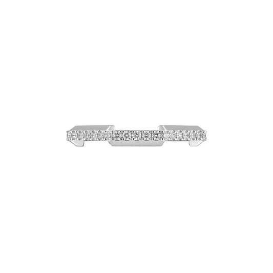 18KW GUCCI DIAMOND LINK TO LOVE RING