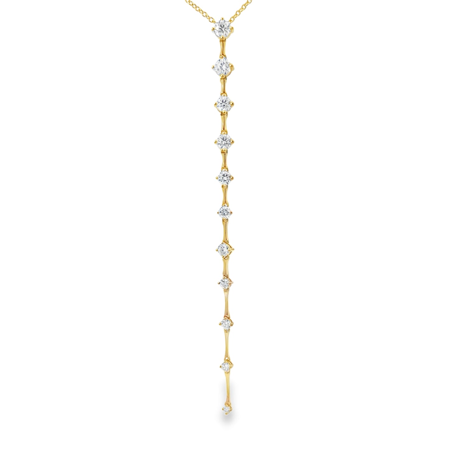 18KY DIAMOND CADENCE LARIAT