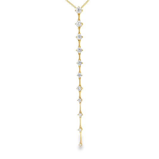 18KY DIAMOND CADENCE LARIAT