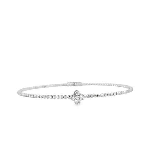 18KW DIAMOND STACKABLE  BANGLE