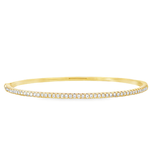 18KY DIAMOND BANGLE BRACELET