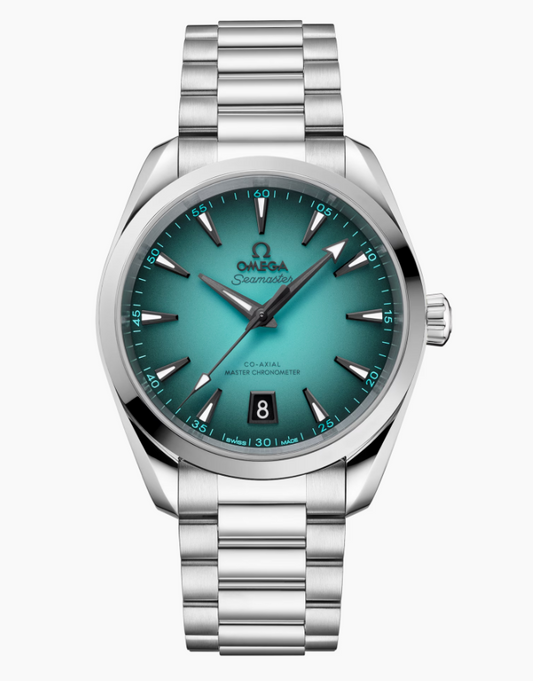 38MM SS SEAMASTER AQUA TERRA 150M TURQUOISE DIAL