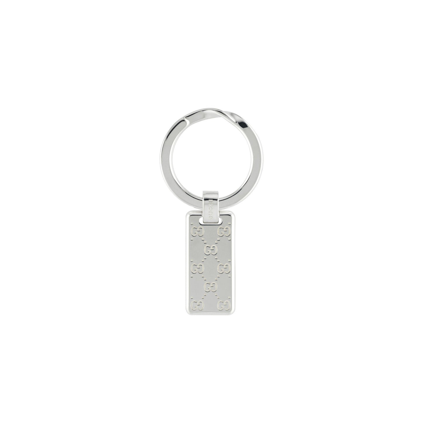 SS GUCCI SIGNATURE KEYRING