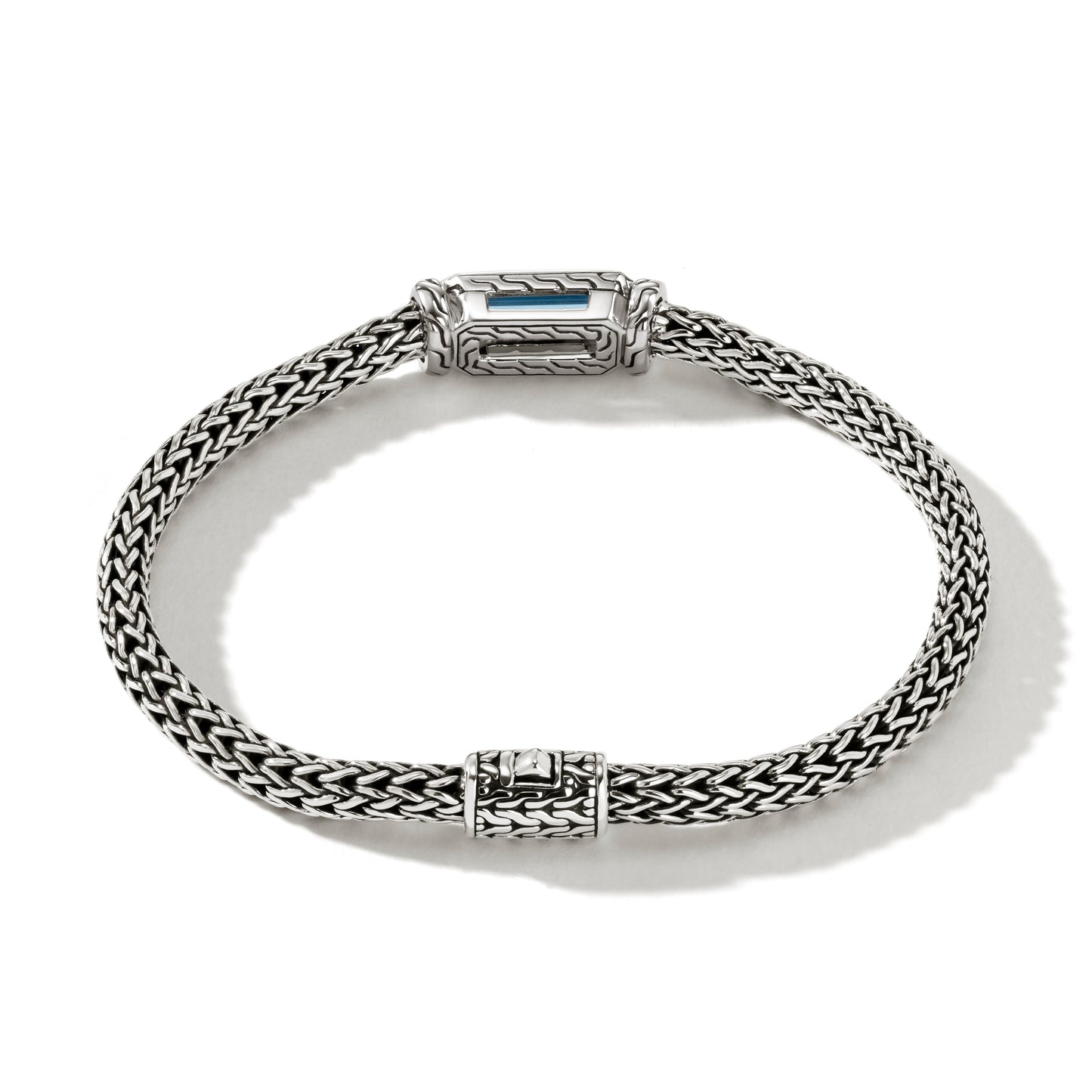 SS 5MM BRAC W/AQUA