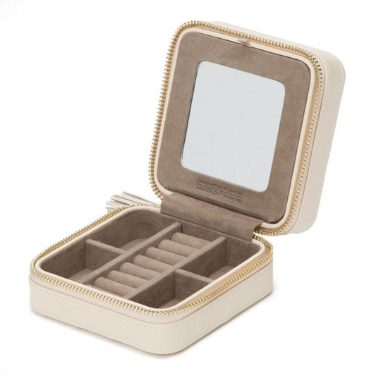 CAROLINE ZIP TRAVE CASE IVORY