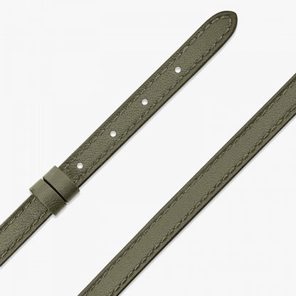 MY MOVE CALFSKIN BRACELET OLIVE GREEN