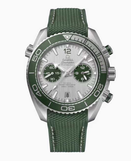45.5MM SS PLANET OCEAN 600M GREEN CHRONO DIAL