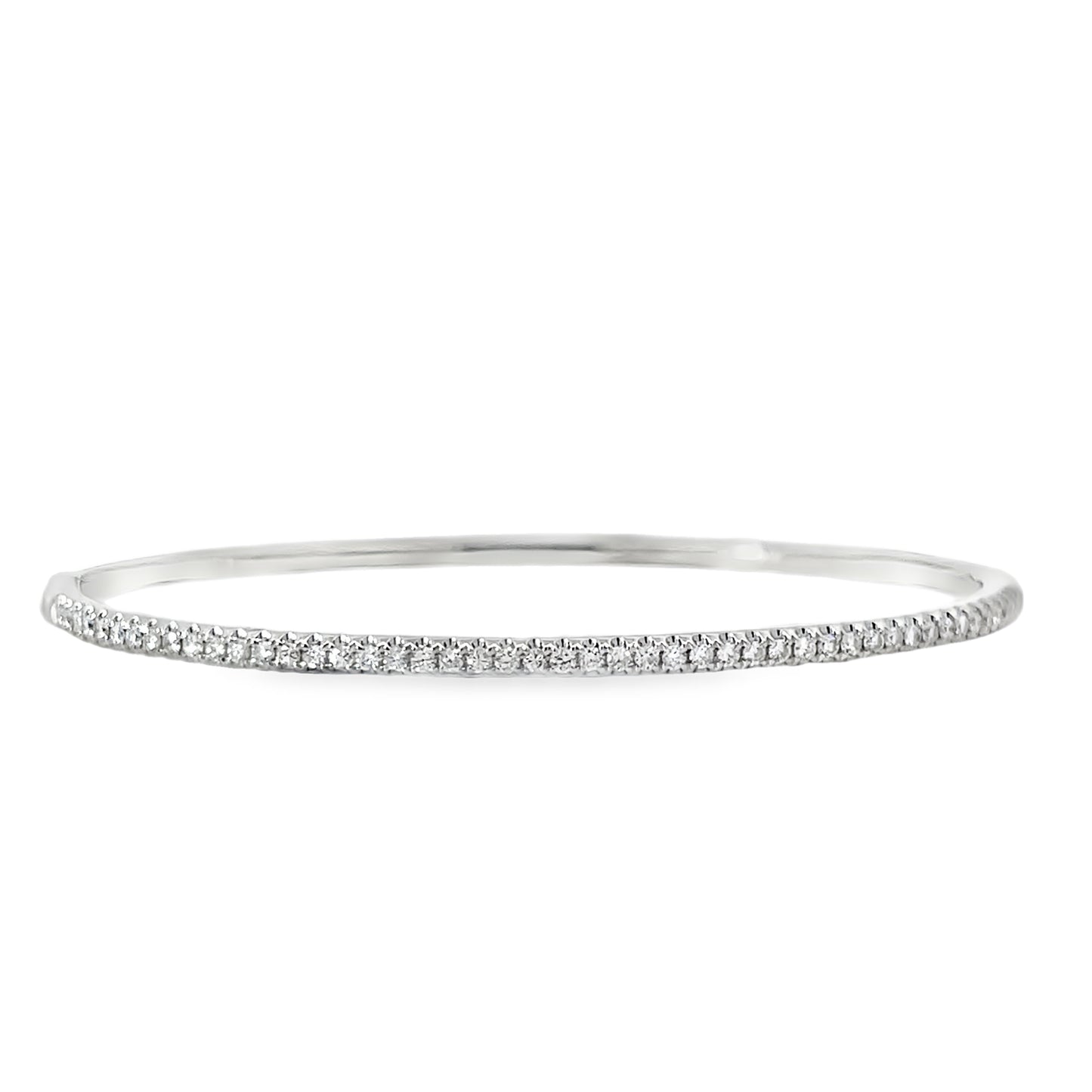 18KW DIAMOND BANGLE BRACELET