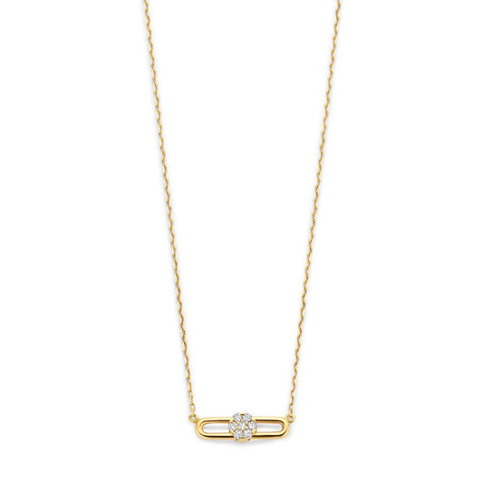 HULCHI BELLUNI 18KY DIAMOND TRESORE NECKLACE