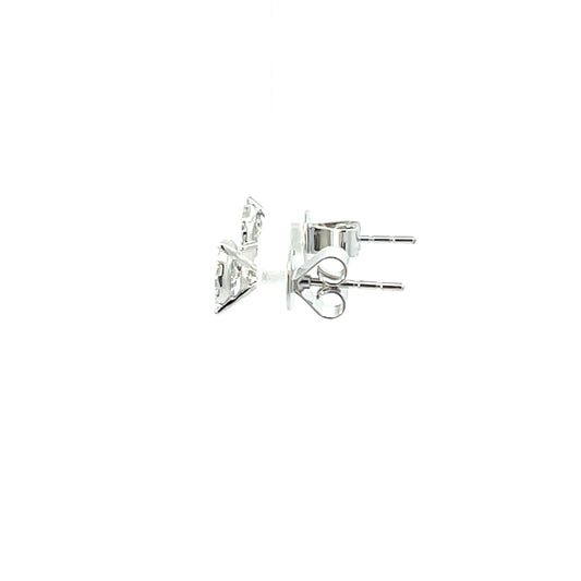 18KW DIAMOND BOUQUET STUDS