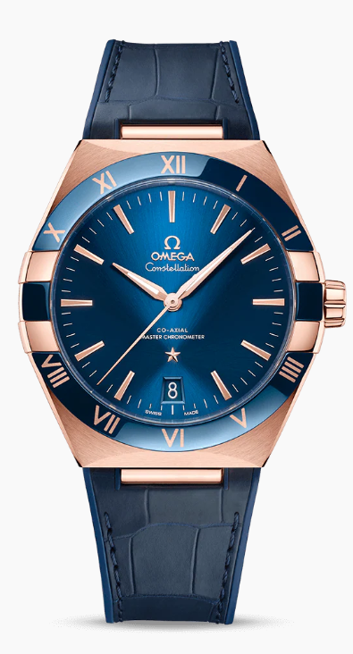 41MM 18KR CONSTELLATION BLUE DIAL