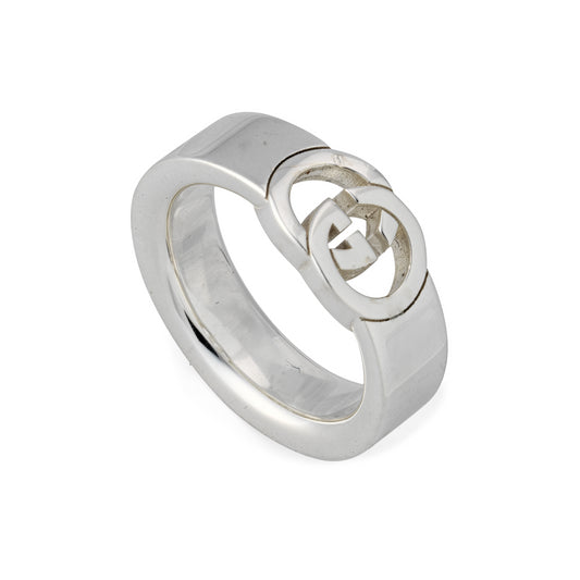 SS GUCCI INTERLOCKING G RING