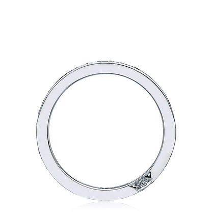 PLATINUM 1/2 WAY DIAMOND BAND .29TWT
