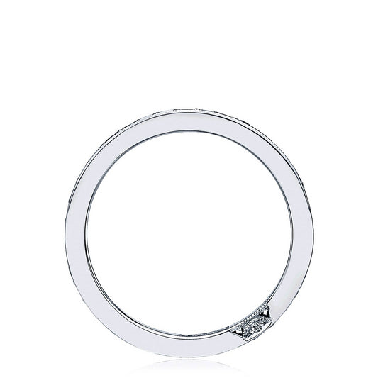 PLATINUM 1/2 WAY DIAMOND BAND .29TWT