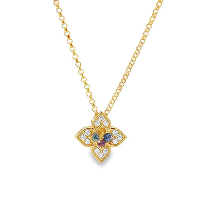 18KY GEM PRINCESS CARNAVALE PENDANT