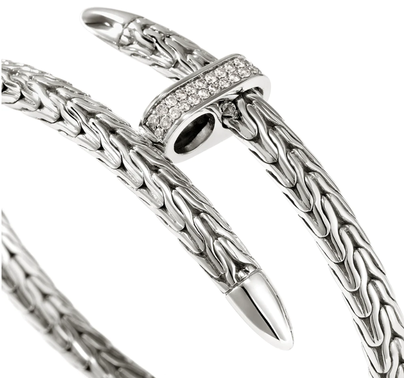 SS SPEAR FLEX DIAMOND BYPASS CUFF