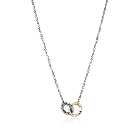 SS/14KY ESSENTIAL LINKED NECKLACE