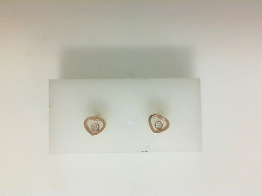 18KR MY HAPPY HEARTS SINGLE EARRING STUD