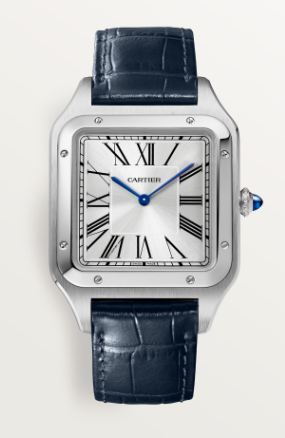 SS SANTOS DUMONT EXTRA LARGE SILVER DIAL