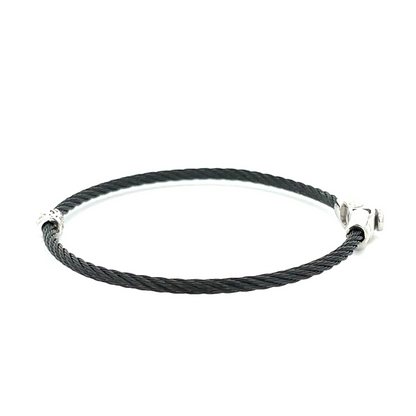 BLK CABLE/18KW SINGLE BARREL STATION BRAC