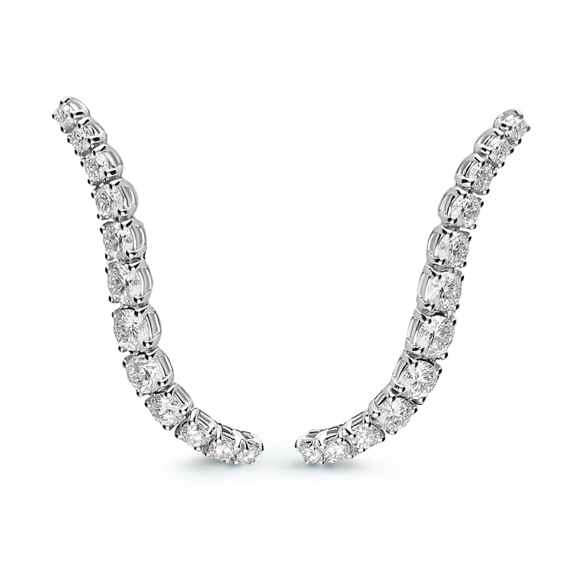 LEO PIZZO 18KW DIAMOND CLIMBER EARRINGS