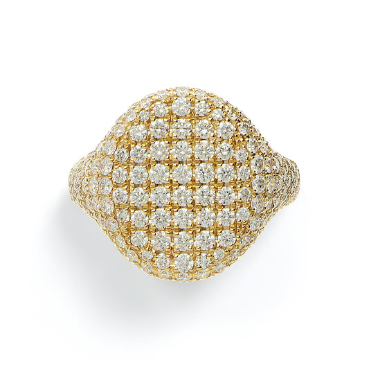 LEO PIZZO 18KY PAVE DIAMOND RING