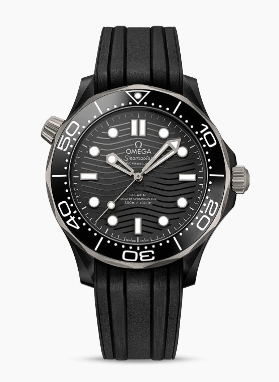 43.5MM CERAMIC/TITANIUM SEAMASTER DIVER 300M BLACK DIAL
