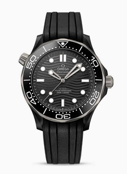 43.5MM CERAMIC/TITANIUM SEAMASTER DIVER 300M BLACK DIAL