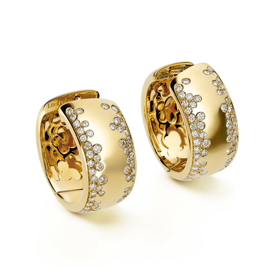 LEO PIZZO 18KY DIAMOND FASHION HUGGIES