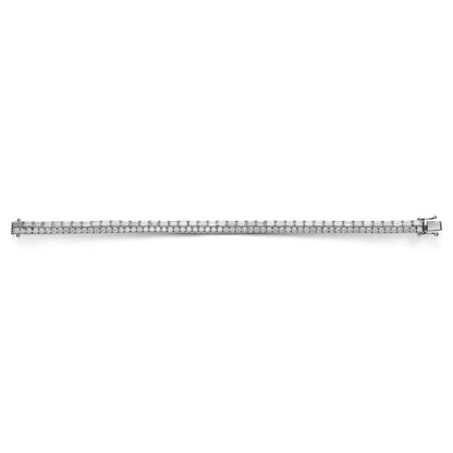 LEO PIZZO 18KW ROUND AND BAGUETTE DIAMOND BRACELET