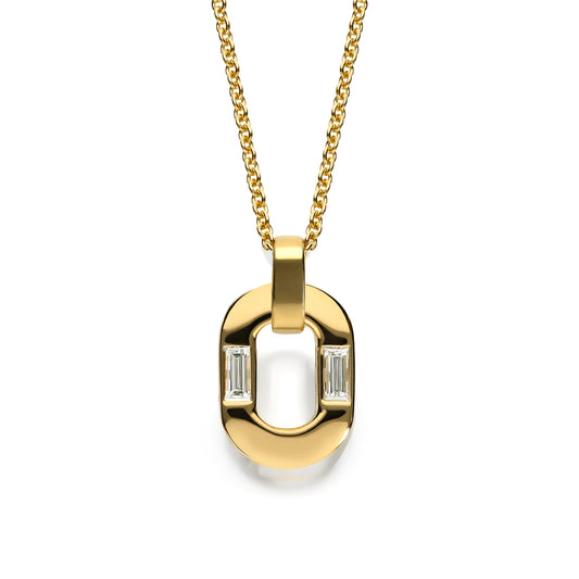 LEO PIZZO 18KY DIAMOND FASHION PENDANT