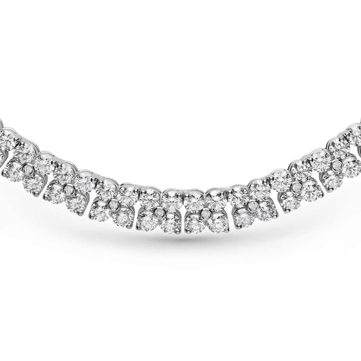 LEO PIZZO 18KW DIAMOND COLLAR NECKLACE