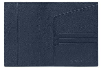SARTORIAL PASSPORT HOLDER BLUE