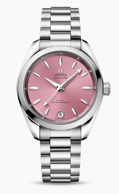 34MM SS AQUATERRA SHADES SHELL PINK DIAL