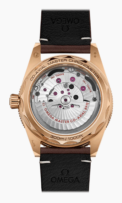 41MM 9K BRONZE GOLD SEAMASTER 300 BROWN DIAL