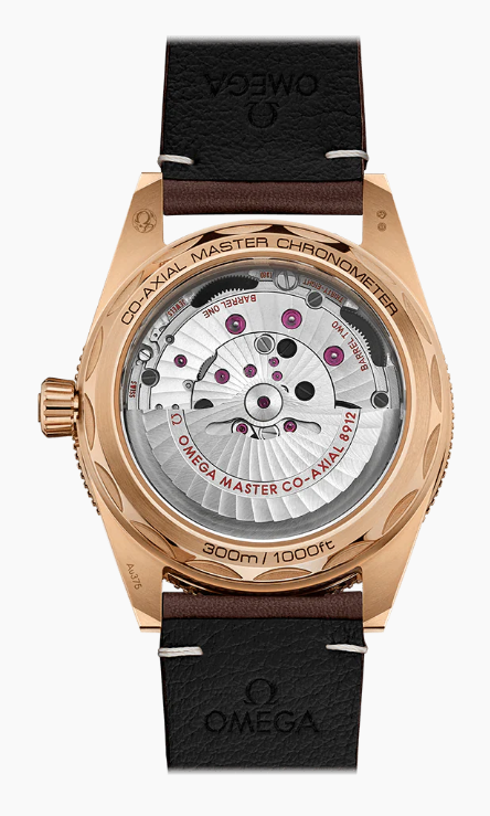 41MM 9K BRONZE GOLD SEAMASTER 300 BROWN DIAL