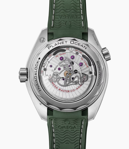 43.5MM SS PLANET OCEAN 600M GREEN BEZEL AND RUBBER STRAP