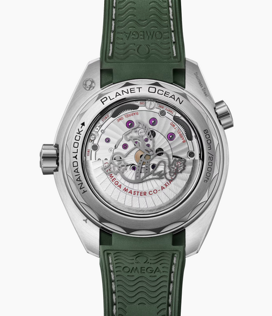43.5MM SS PLANET OCEAN 600M GREEN BEZEL AND RUBBER STRAP