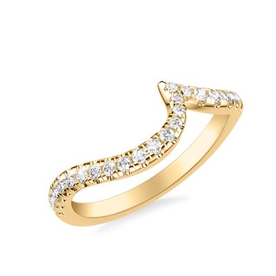 18KY Contemporary Wedding Band