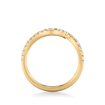 18KY Contemporary Wedding Band
