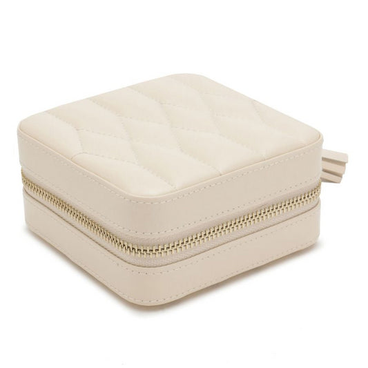 CAROLINE ZIP TRAVE CASE IVORY