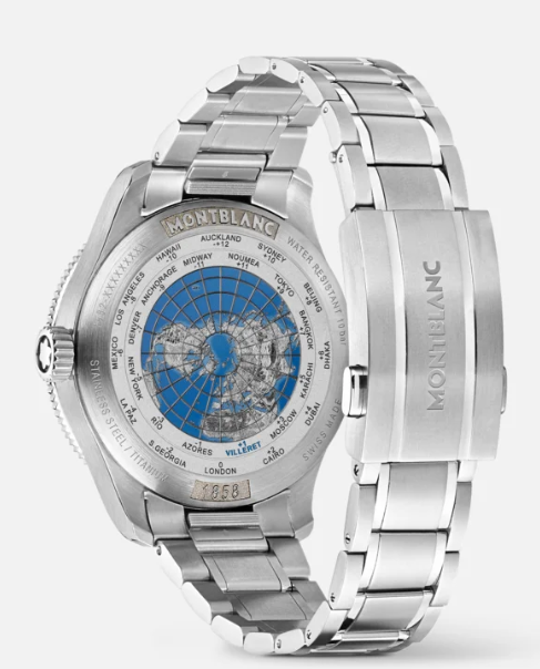 42MM SS 1858 GMT BLUE DIAL
