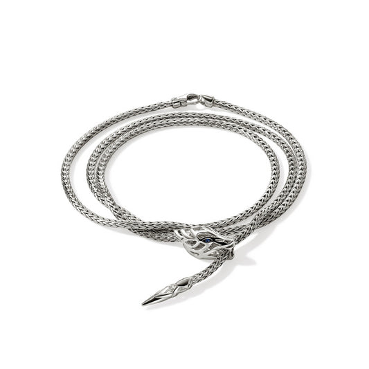 NAGA SILVER TRIPLE WRAP BRACELET