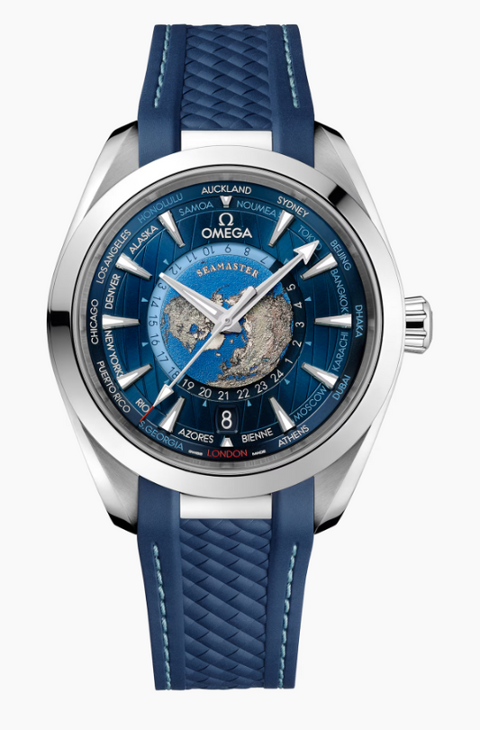 43M SS AQUATERRA GMT WORLDTIMER