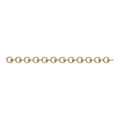 18KY HORSEBIT LINK BRACELET