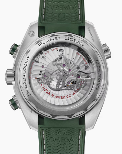 45.5MM SS PLANET OCEAN 600M GREEN CHRONO DIAL